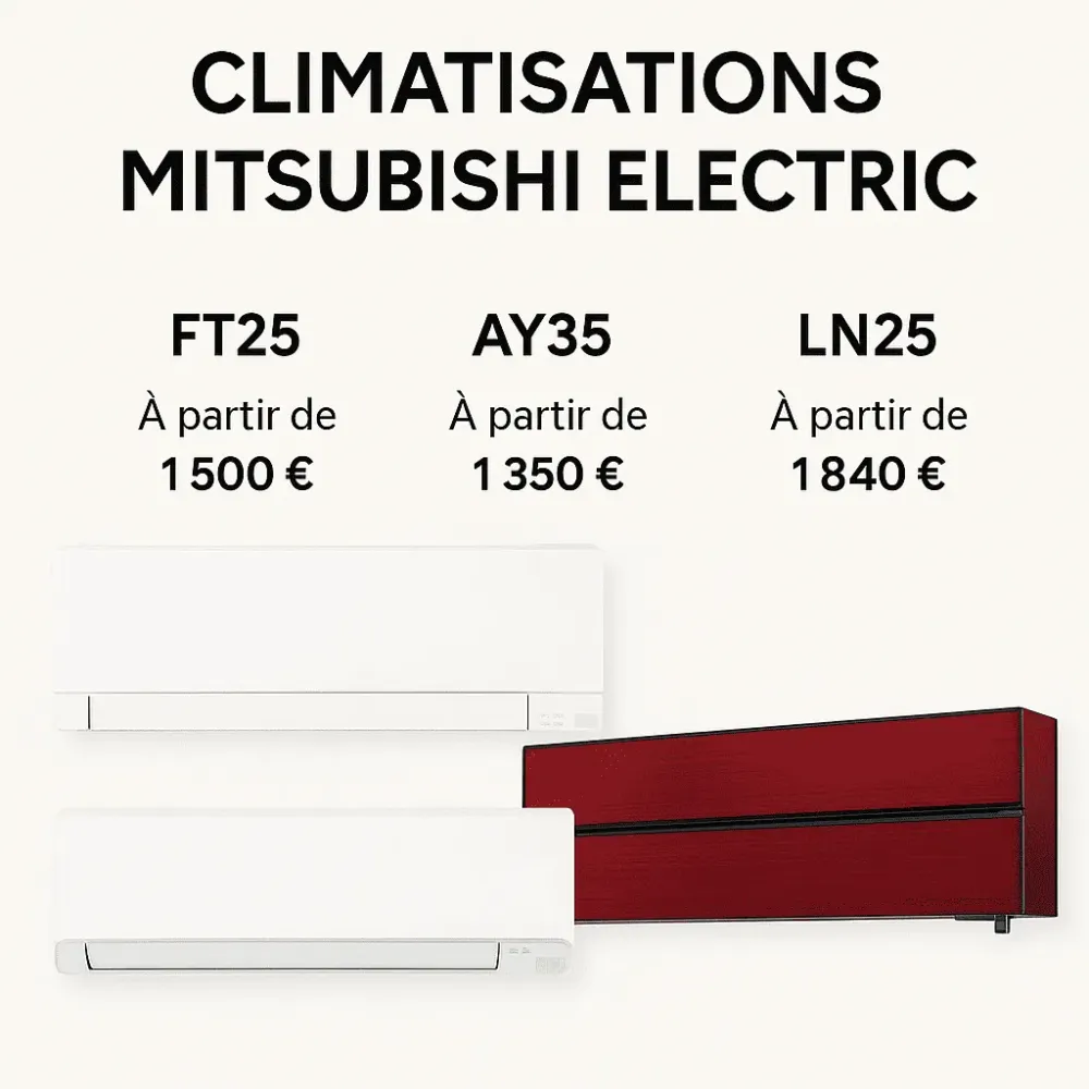 Climatisations Mitsubishi Electric